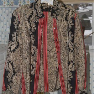 Franck Olivier Petite Silk Blouse ~ Size 44 ~ Made in France